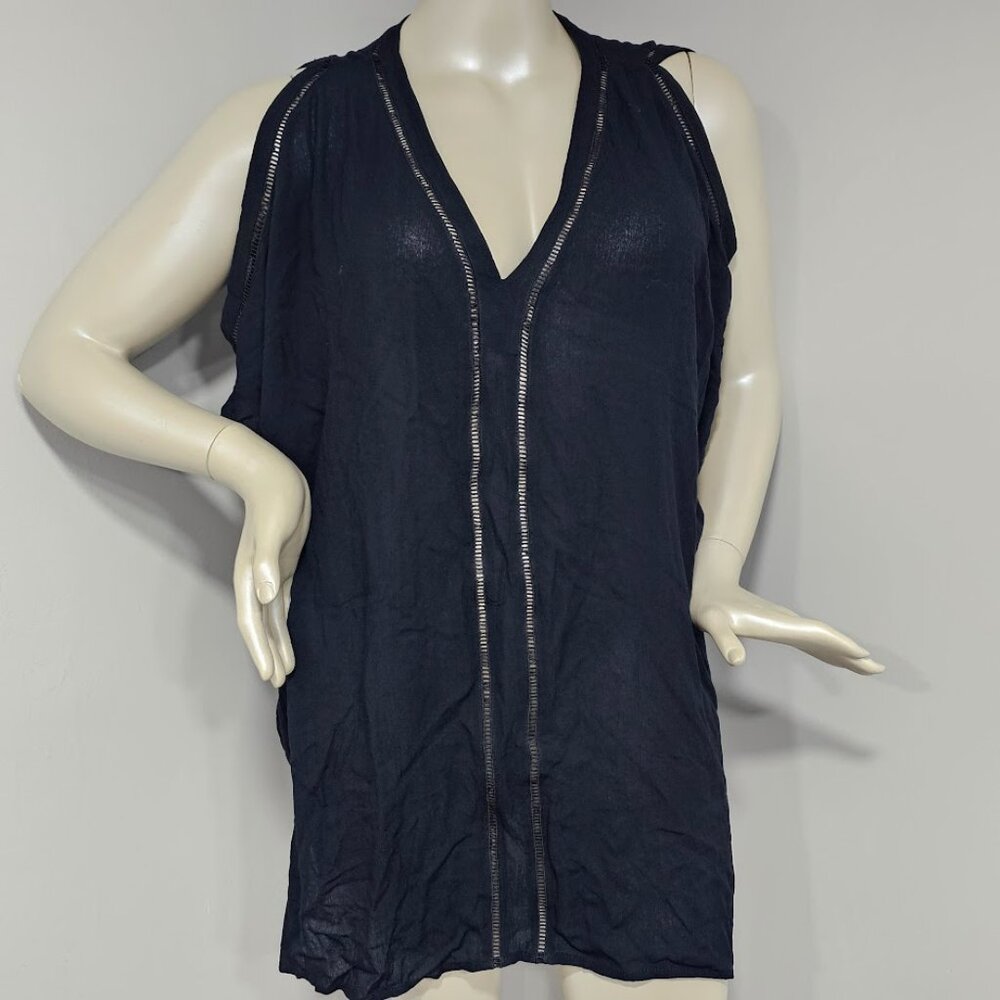 Raisins Samba Cold-Shoulder Cover-up Tunic - Picture 2 of 6